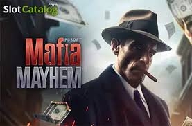  Mafia Mayhem, PG Slots, rodadas grátis, caça-níqueis, símbolos Wild.